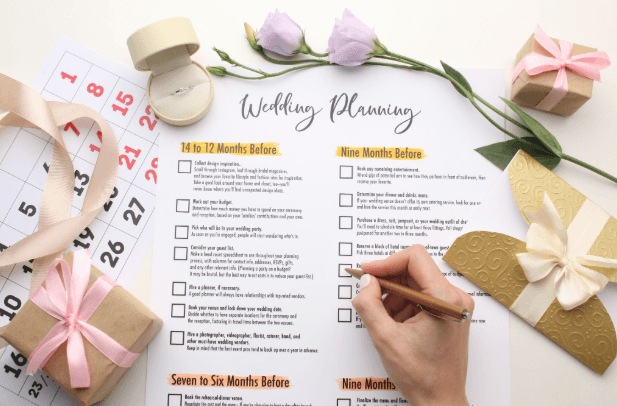 Wedding planning timeline: a month-by-month guide